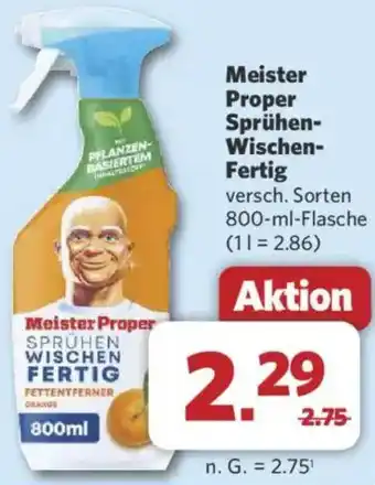 Combi Meister Proper Sprühen Wischen Fertig Angebot