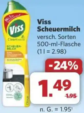 Combi Viss Scheuermilch Angebot