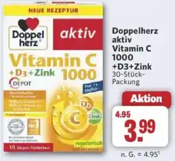 Combi Doppelherz Vitamin C 1000 +D3+Zink Angebot