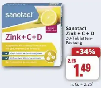 Combi Sanotact Zink + C + D Angebot