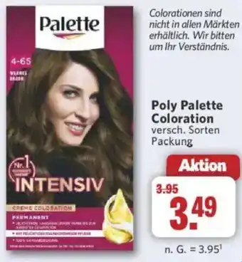 Combi Poly Palette Coloration Angebot