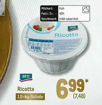 METRO Aro Ricotta Angebot