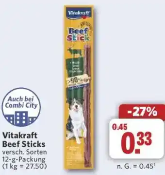 Combi Vitakraft Beef Sticks Angebot