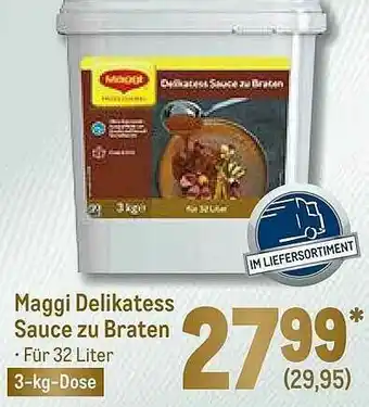 METRO Maggi Delikatess Sauce Zu Braten Angebot