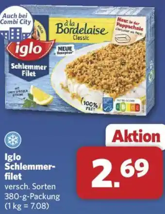 Combi Iglo Schlemmerfilet Angebot