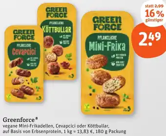 tegut Greenforce Angebot