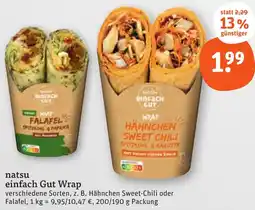 tegut natsu einfach Gut Wrap Angebot