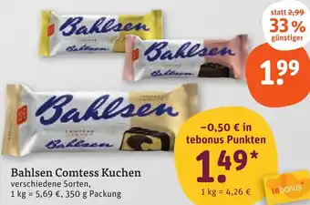 tegut Bahlsen Comtess Kuchen Angebot