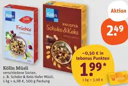 tegut Kölln Müsli Angebot