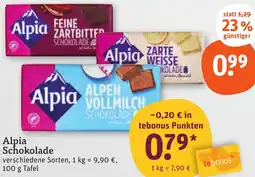 tegut Alpia Schokolade Angebot