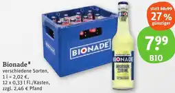 tegut Bionade Angebot