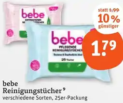 tegut bebe Reinigungstücher Angebot