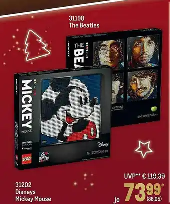 METRO Lego 31202 Disneys Mickey Mouse, 31198 The Beatles Angebot