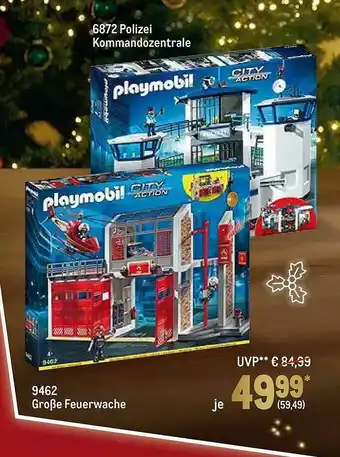 METRO Playmobil 9462 Große Feuerwache Angebot