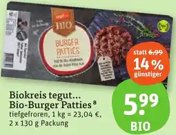 tegut Biokreis tegut Bio-Burger Patties Angebot