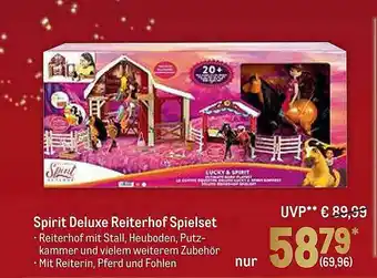 METRO Spirit Deluxe Reiterhof Spielset Angebot