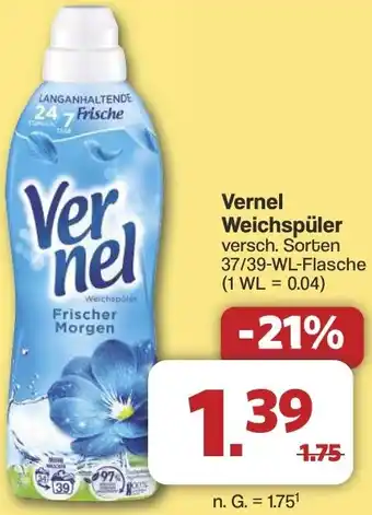 Famila Nord West Vernel Weichspüler Angebot