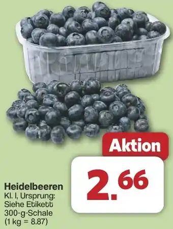 Famila Nord West Heidelbeeren Angebot