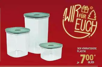 METRO 3er Vorratsdose Plastik Angebot