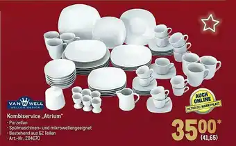 METRO Van & Well Kombiservice „atrium” Angebot