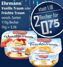 Klaas und Kock Ehrmann Vanille Traum oder Früchte Traum Angebot