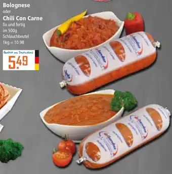 Klaas und Kock Drilander Bolognese oder Chili Con Carne Angebot