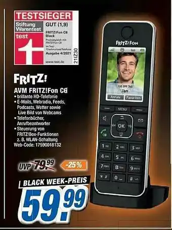 Expert Fritz! Avm Fritz!fon C6 Angebot