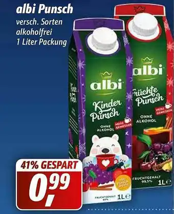 Simmel Albi Punsch Angebot