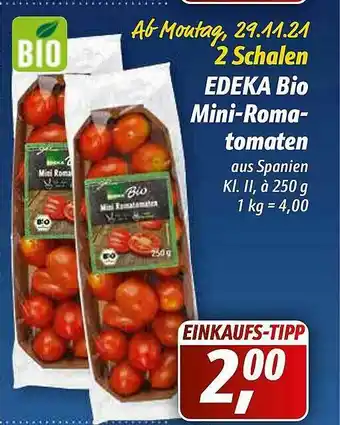 Simmel Edeka Bio Mini-romatomaten Angebot