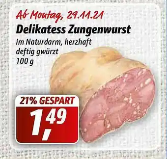 Simmel Delikatess Zungenwurst Angebot