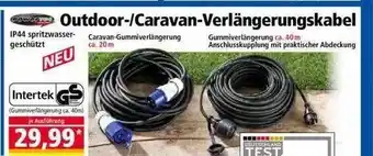 Norma Powertec Outdoor- Oder Caravan-verlängerungskabel Angebot