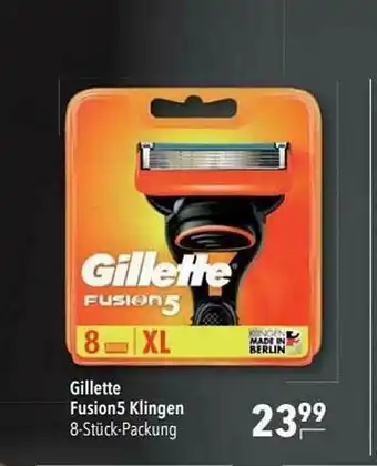 CITTI Markt Gilette Fusion5 Klingen Angebot