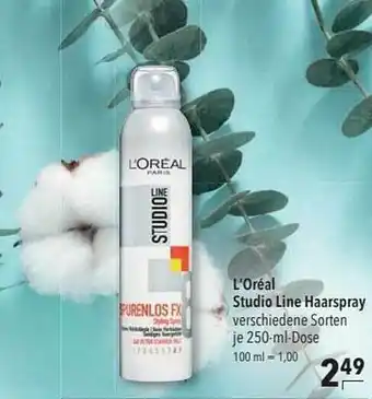 CITTI Markt L'oréal Studio Line Haarspray Angebot