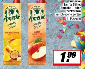 L. STROETMANN GROSSMARKT Amecke Sanfte Säfte, Amecke oder zuckerarm Angebot