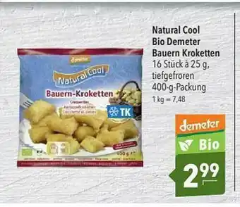 CITTI Markt Natural Cool Bio Demeter Bauern Kroketten Angebot