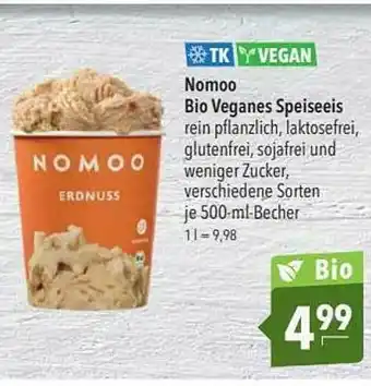 CITTI Markt Vegan Nomoo Bio Veganes Speiseeis Angebot