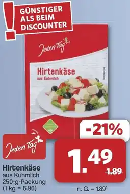 Famila Nord West Jeden Tag Hirtenkäse Angebot