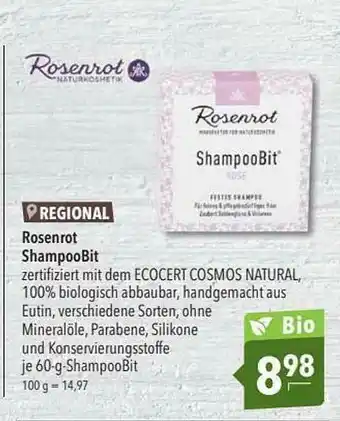 CITTI Markt Rosenrot Shampoobit Angebot