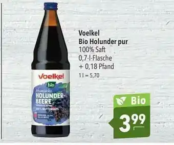 CITTI Markt Voelkel Bio Holunder Pur Angebot