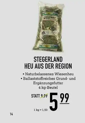 Kölle Zoo Stegerland Heu Aus Der Region Angebot