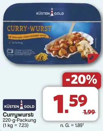 Famila Nord West KÜSTEN GOLD Currywurst Angebot