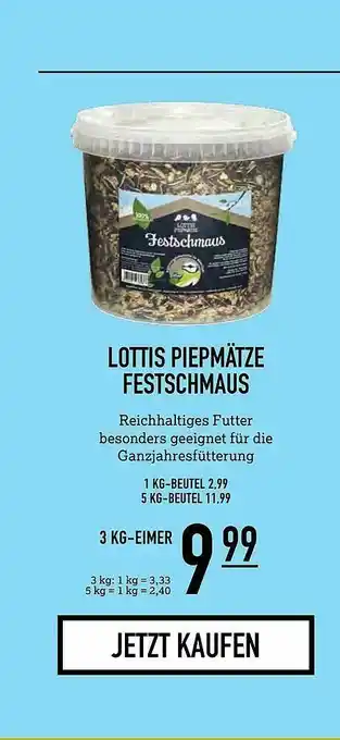 Kölle Zoo Lottis Piepmätze Festschmaus Angebot