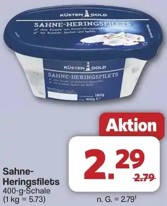 Famila Nord West KÜSTEN GOLD Sahne Heringsfilets Angebot