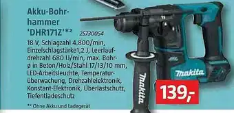 Bauhaus Makita Akku-bohrhammer dhr171z Angebot