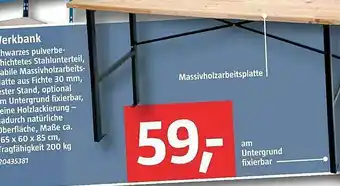 Bauhaus Werkbank Angebot