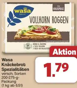 Famila Nord West Wasa Knäckebrot Spezialitäten Angebot