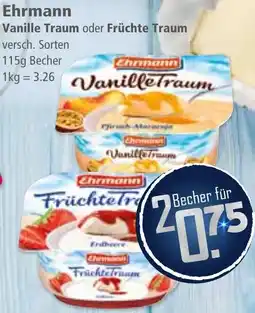 Klaas und Kock Ehrmann Vanille Traum oder Früchte Traum Angebot