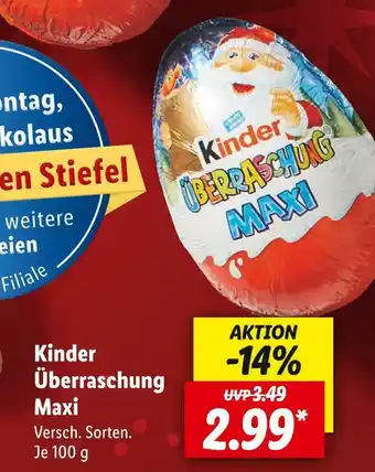 Lidl Kinder überraschung Angebot