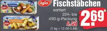 Edeka iglo Fischstäbchen Angebot