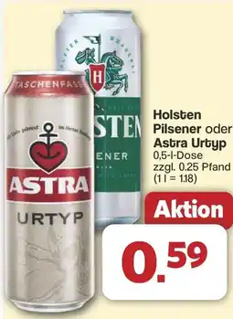 Famila Nord West Holsten Pilsener oder Astra Urtyp Angebot